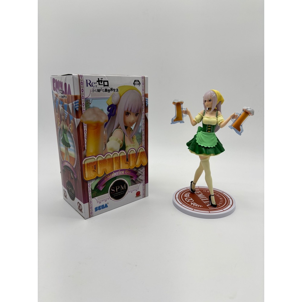 Sega Re:Zero Emilia Oktoberfest Ver SPM Super Premium Figure Anime Dirndl